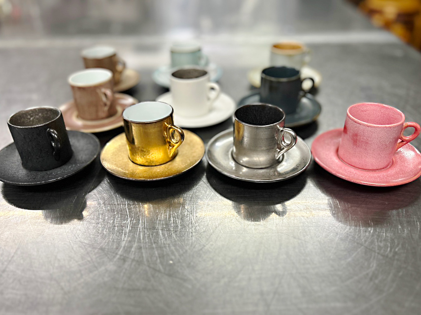 有田焼のデミタスカップ