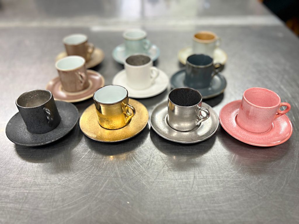 有田焼のデミタスカップ