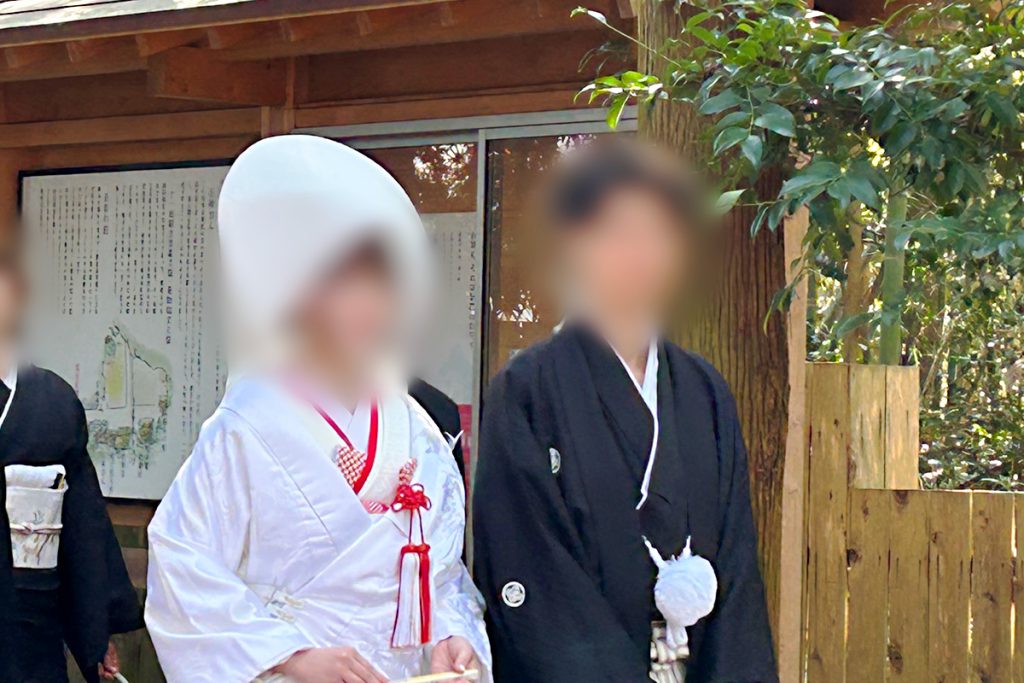 神明神社での結婚式