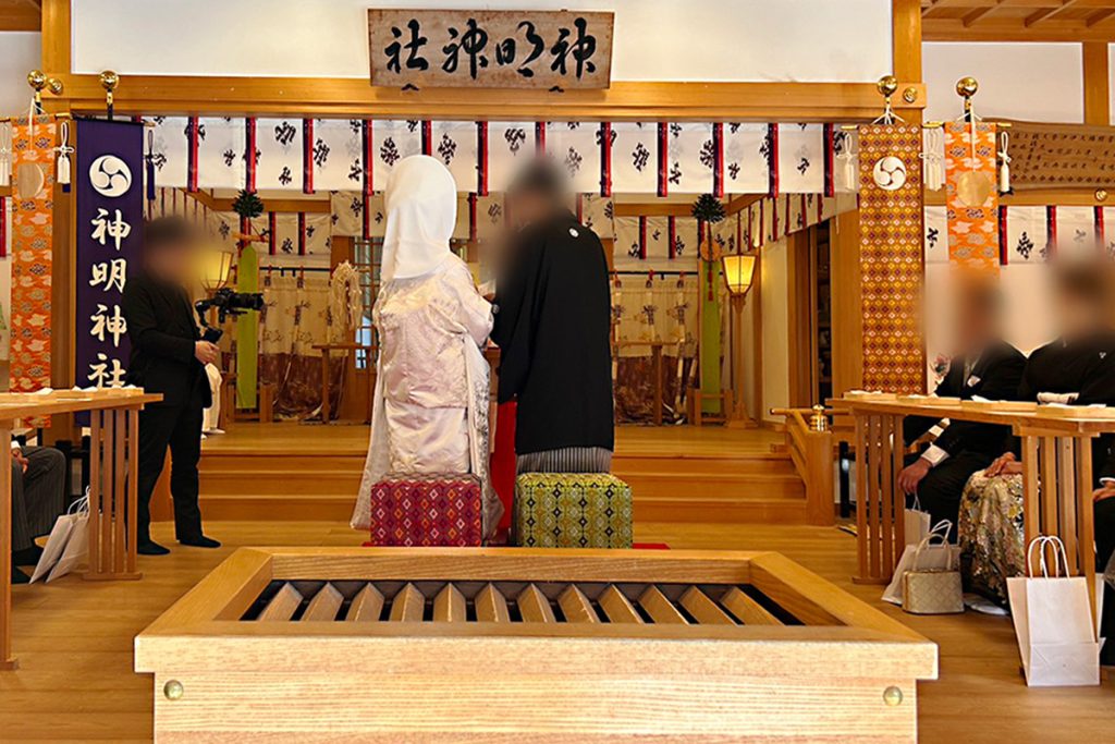 神明神社での結婚式