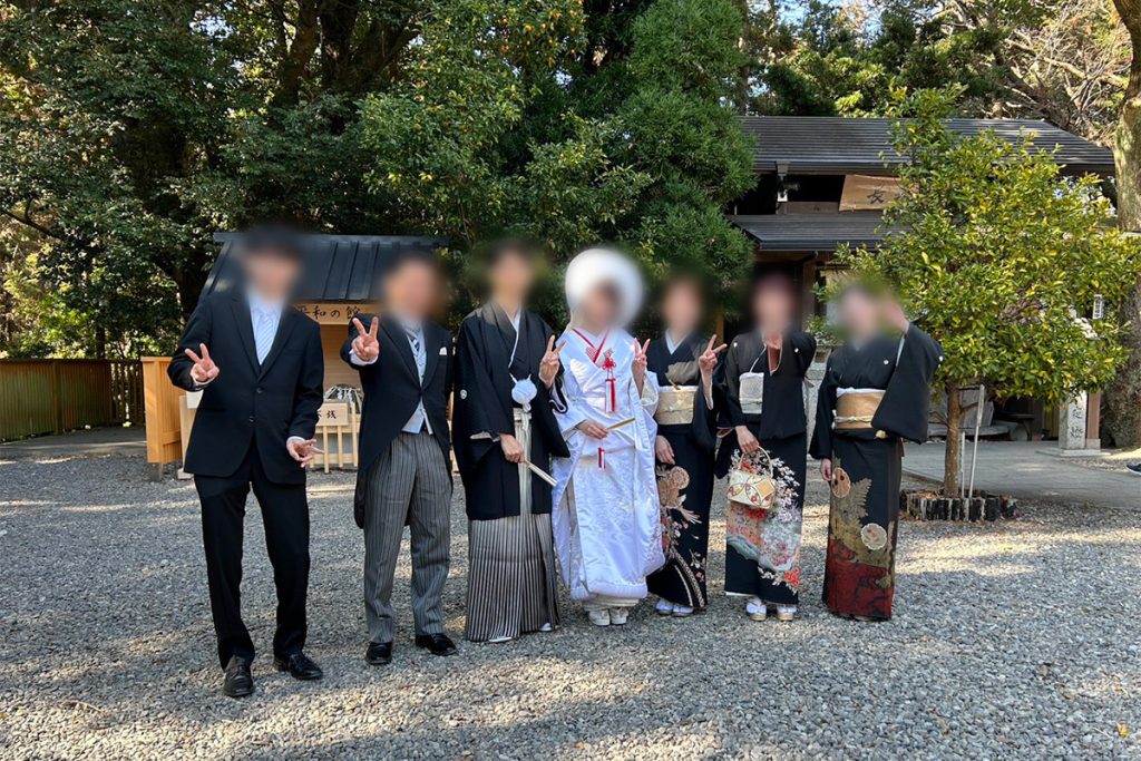 神明神社での結婚式